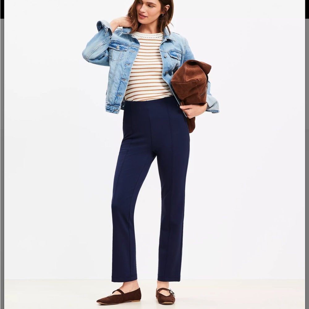 LOFT Dark Blue Straight Leg Women's Pants
